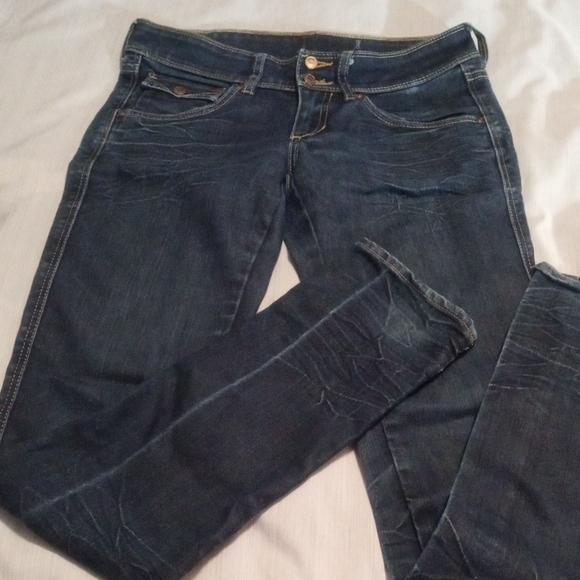 H&M Blue Skinny Jeans Classic Style - Picture 1 of 14